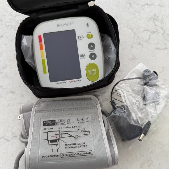 Greater Goods Bluetooth Blood Pressure Monitor - Picture 1 of 2